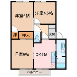 シーサイドヴィラ浮島の物件間取画像